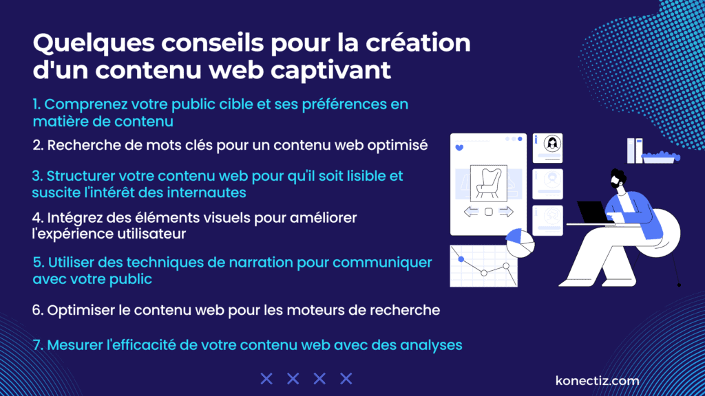 Quelques conseils pour la création d'un contenu web captivant - Konectiz