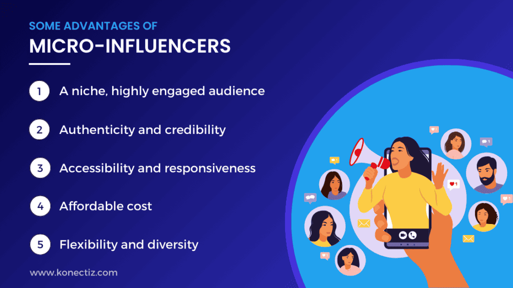 Some advantages of micro-influencers - Konectiz